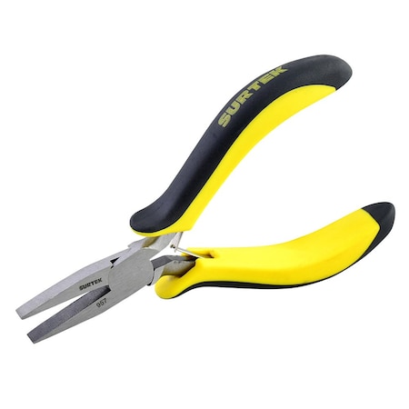 Surtek Mini Long-Nose Flat Pliers 4-3/4 in. 957